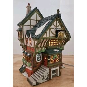 Dept 56 Dickens Village Series "The Pied Bull Inn" 2nd Edition, 1993 W/Lite& Box